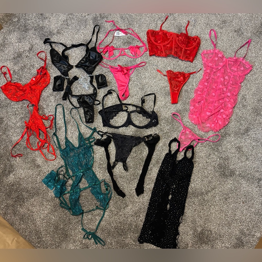 Women’s Large SHEIN Lingerie Bundle 
(8) outfits total